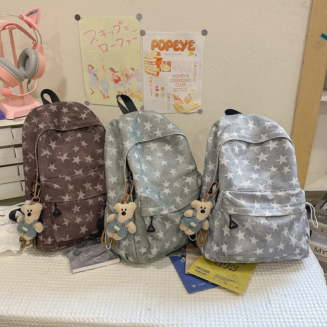 Casual Star-Print Backpack Kalsten 1791205441
