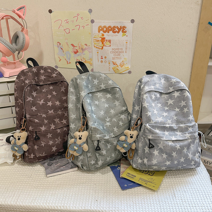 Casual Star-Print Backpack Kalsten 1791205441