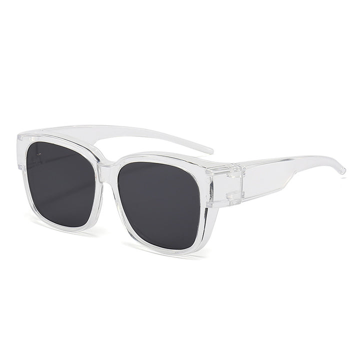 Women's stylish rectangular sunglasses with yellow lenses Kalsten