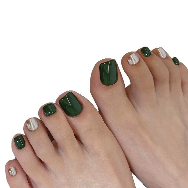 Premium Multi-Color Decorative Press-On Toenail Set Kalsten
