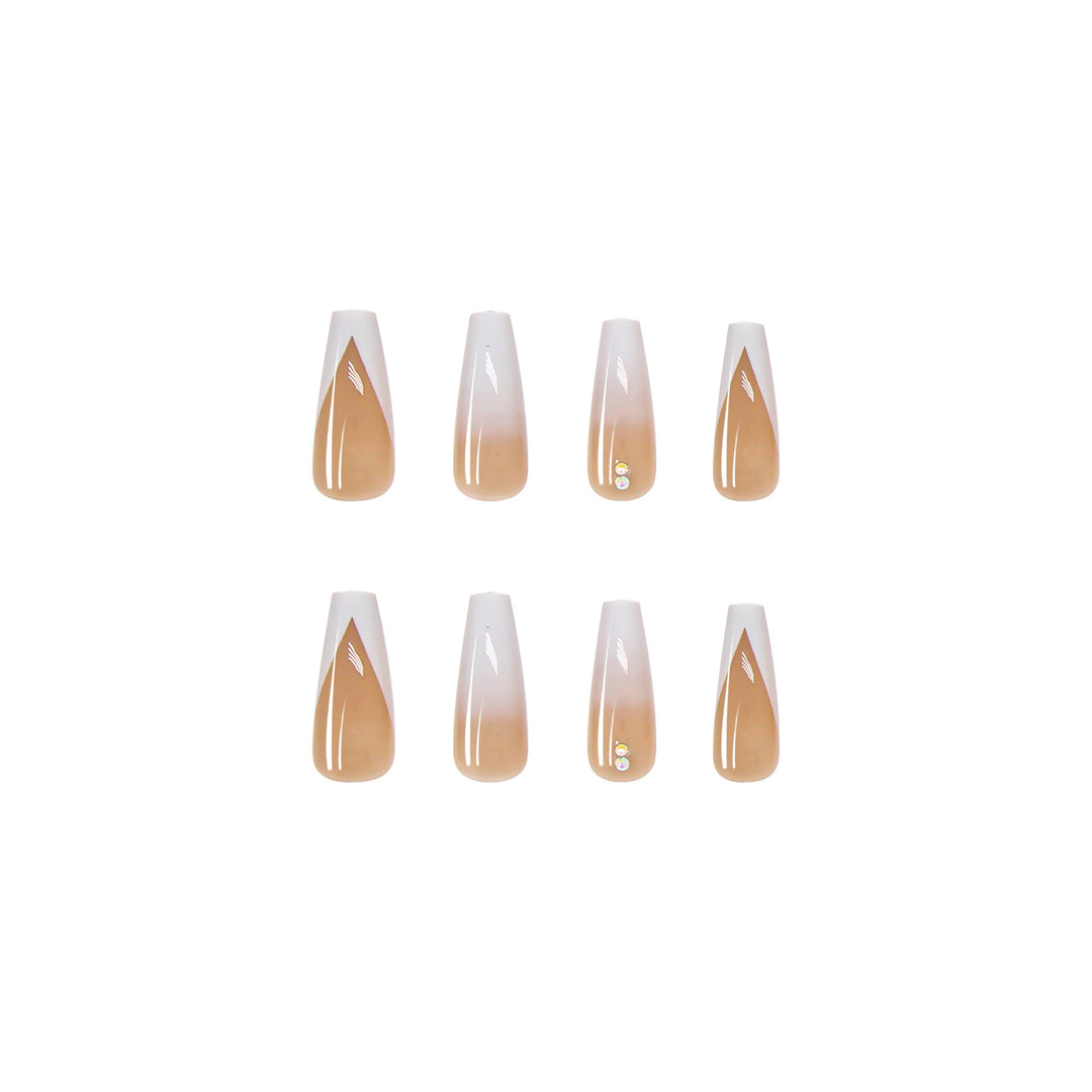 Elegant artificial nail tips with elegant contours Kalsten