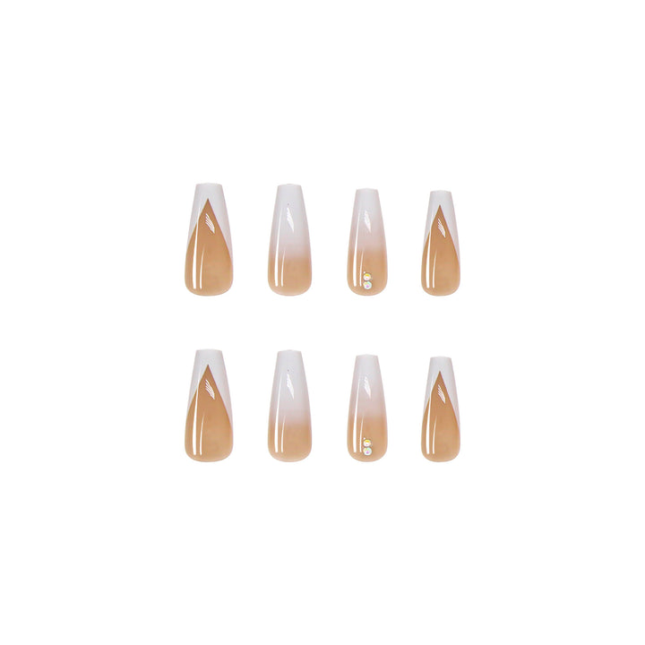 Elegant artificial nail tips with elegant contours Kalsten