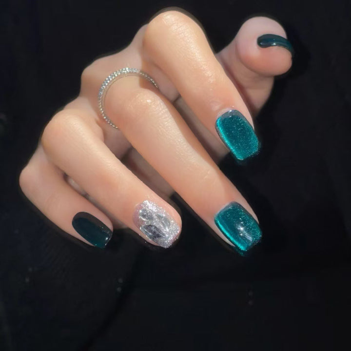 Sparkling Acrylic Press-On Nail Set Kalsten
