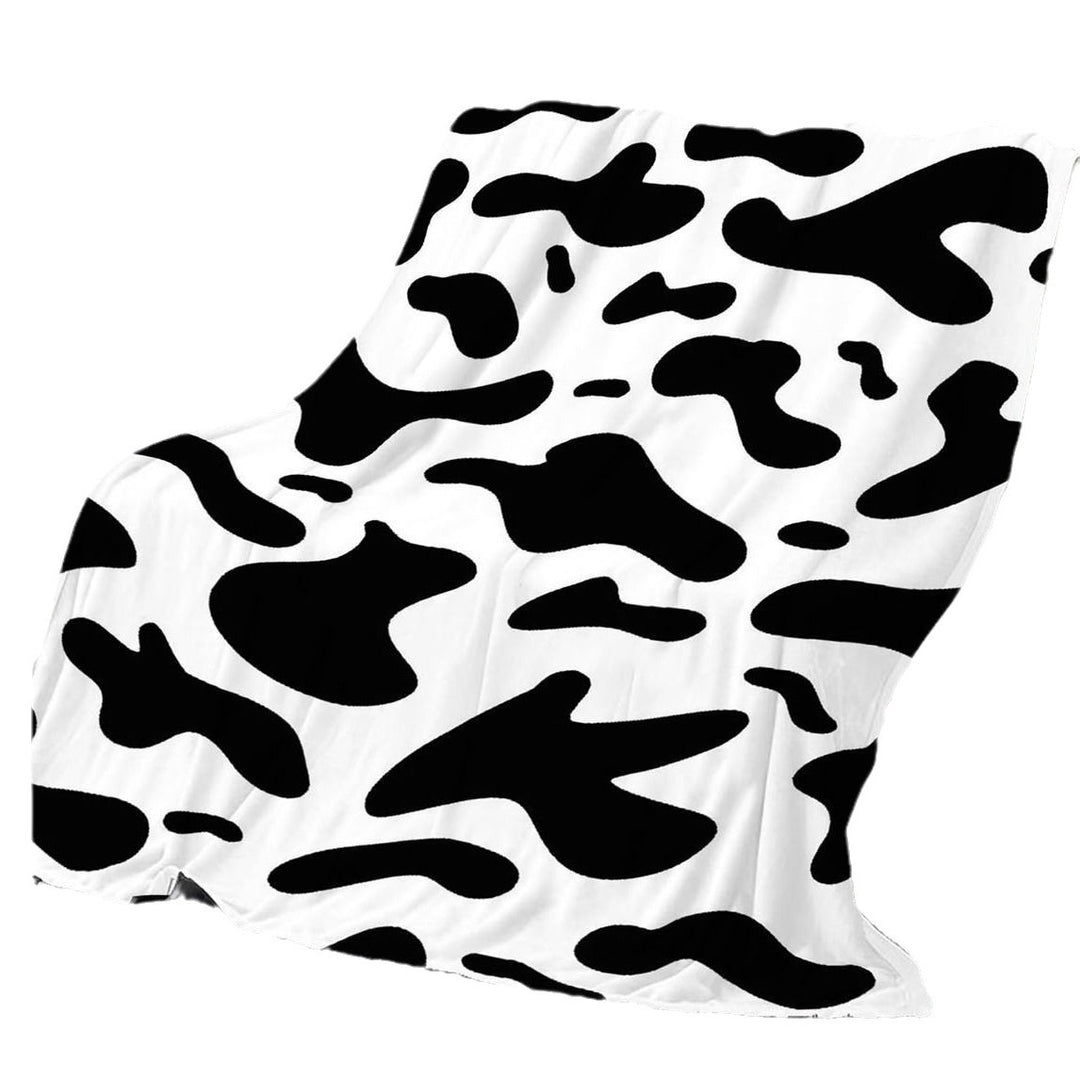 Cozy Animal Print Fleece Throw Blanket