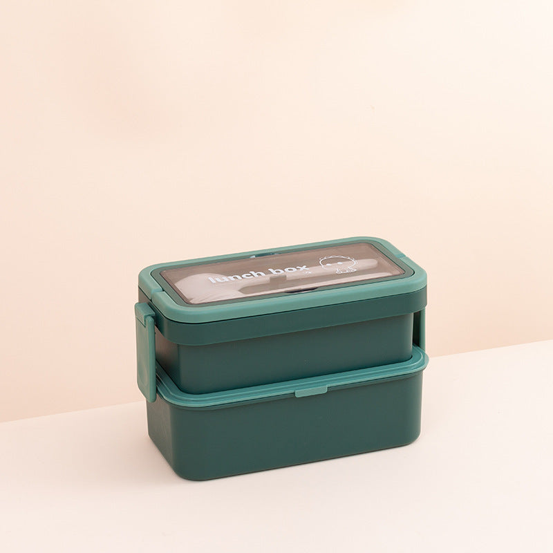 Stackable Multi-Compartment Lunch Box with Airtight Seal