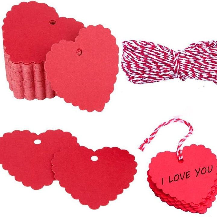 Heart-Shaped Gift Tags Kalsten