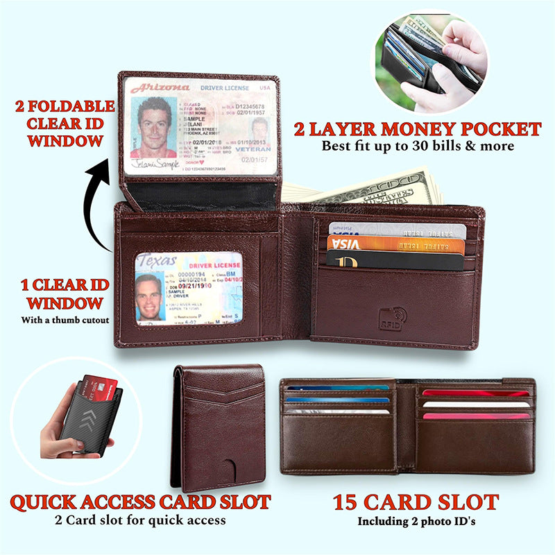 Modern Slim Leather Card Case Kalsten