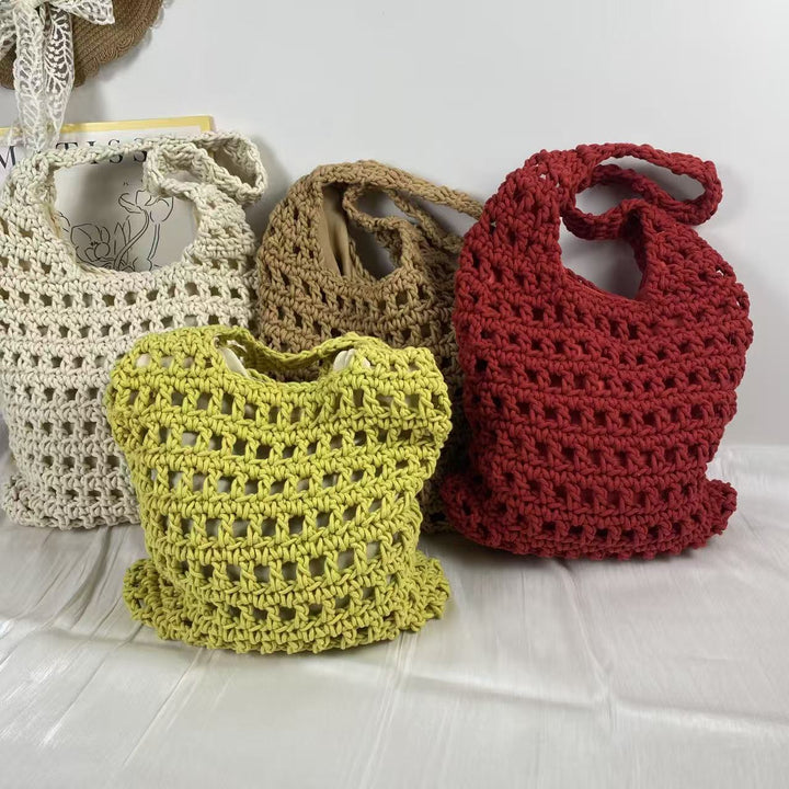 Handcrafted mesh tote bag Kalsten