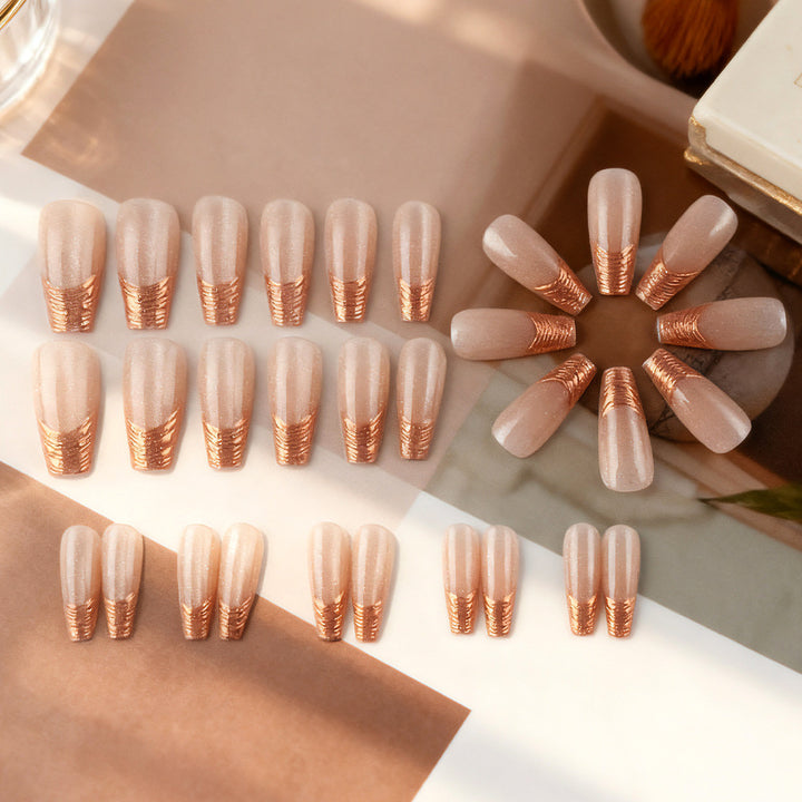 Glamorous Sculpted Press-On Nails Kalsten