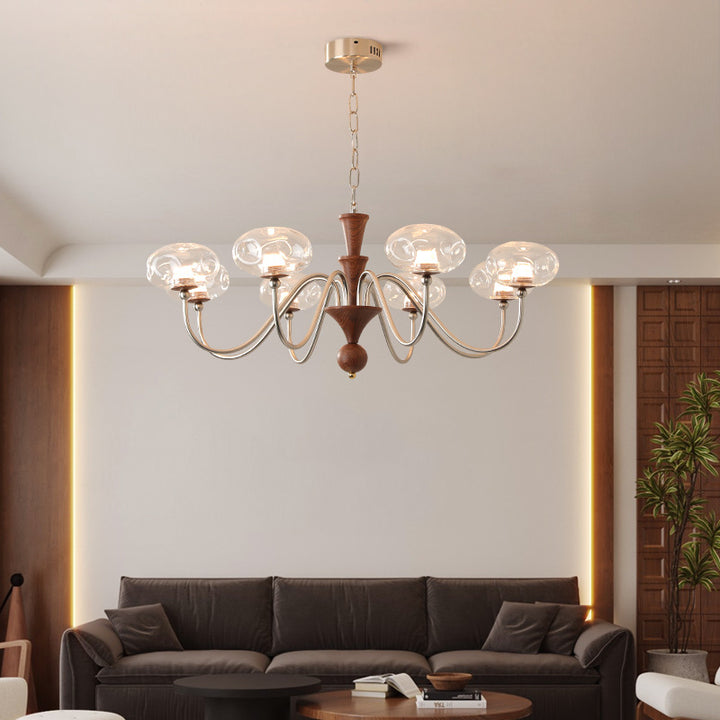 Vintage-Style Multi-Arm Chandelier