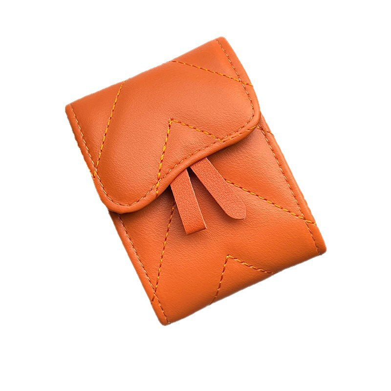 Quilted Leather Card Holder