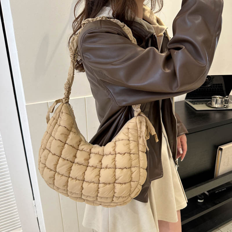 Quilted Pouch Handbag