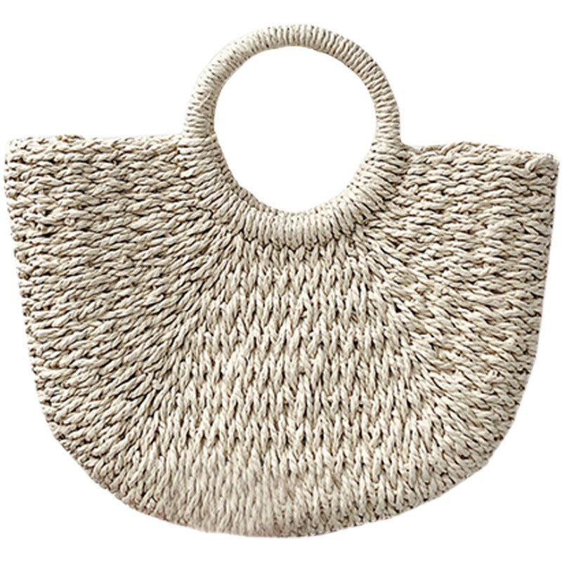 Beach bag made of hand-woven natural material Kalsten