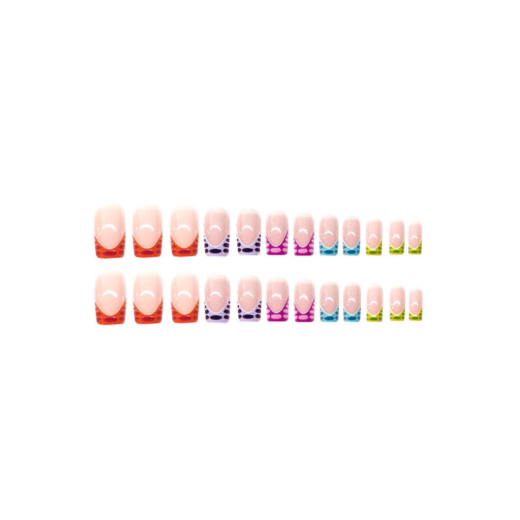 Vibrant Colorful Pedicure Nail Art Kalsten