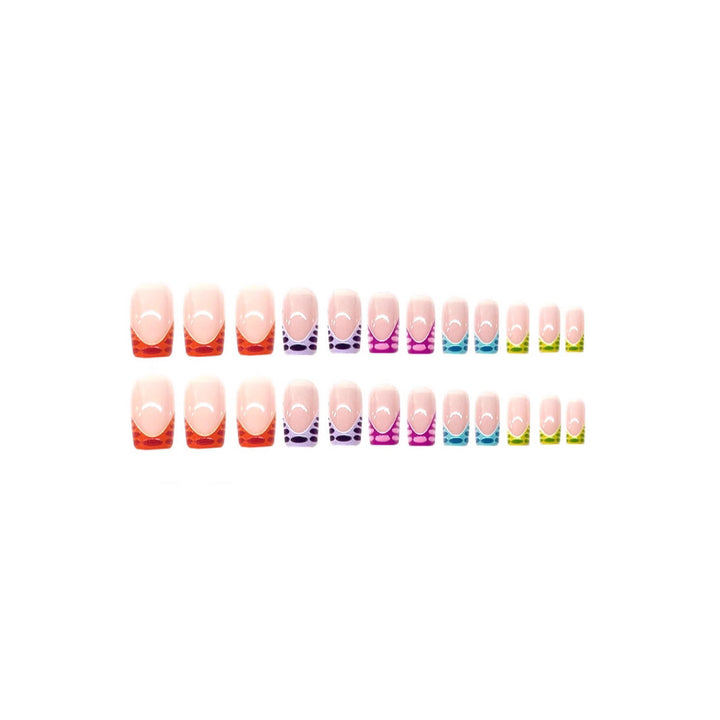Vibrant Colorful Pedicure Nail Art Kalsten