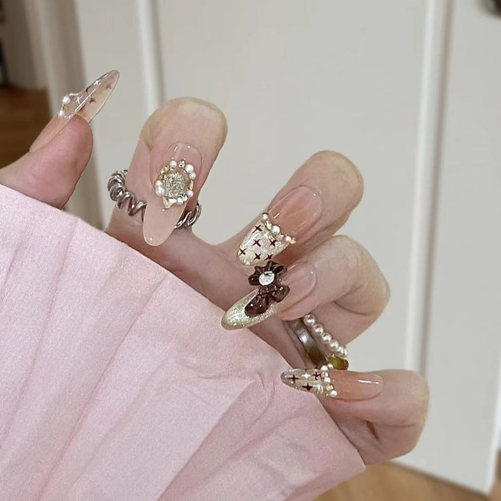Luxury Decorative Press-On Nail Art Kalsten