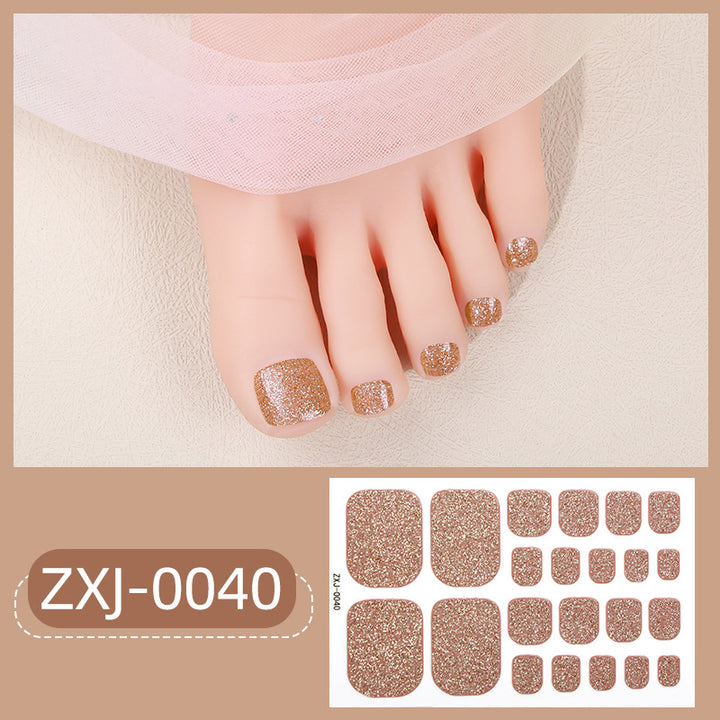 Premium Glitter Toenail Wraps