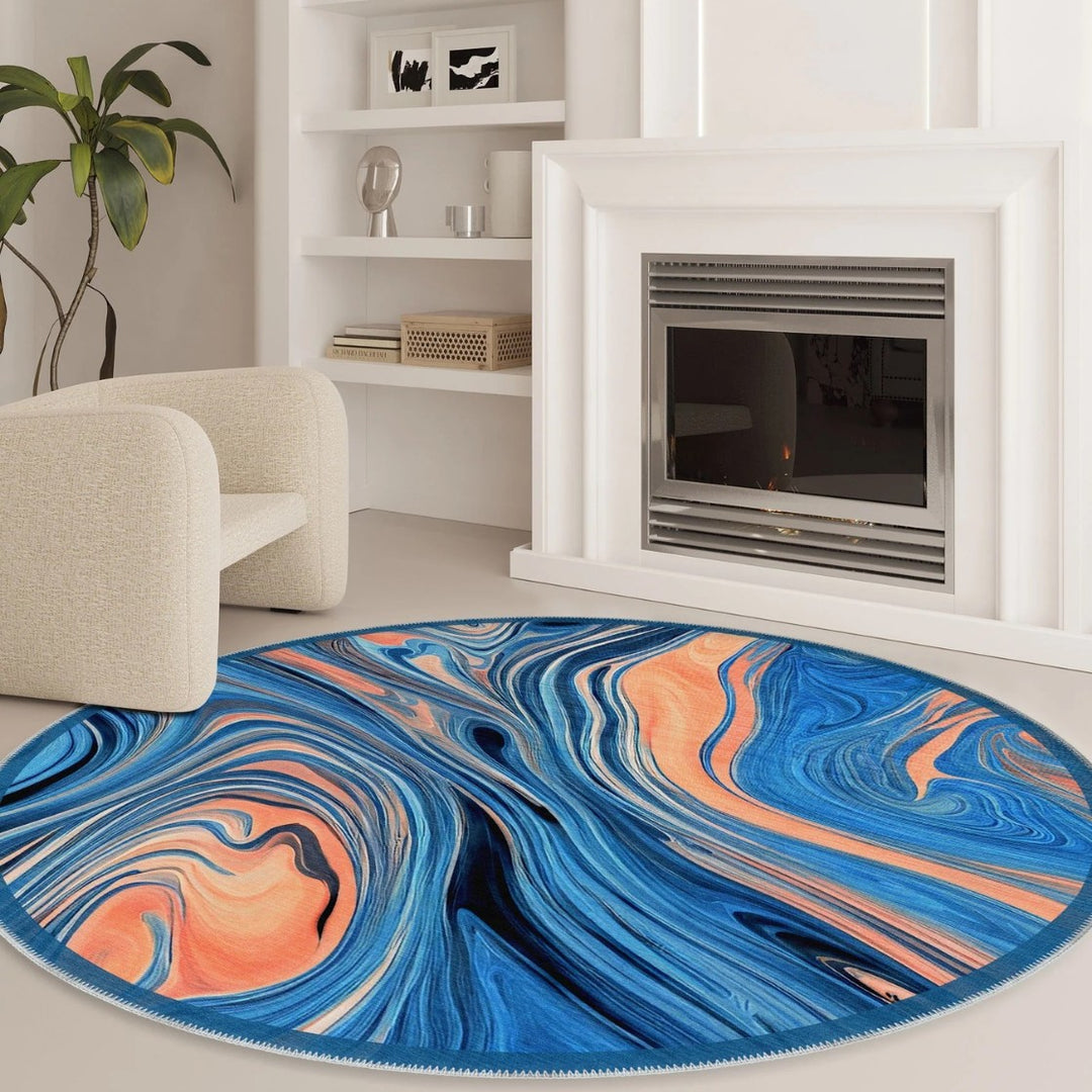 Home Decor Elegant Round Area Rug