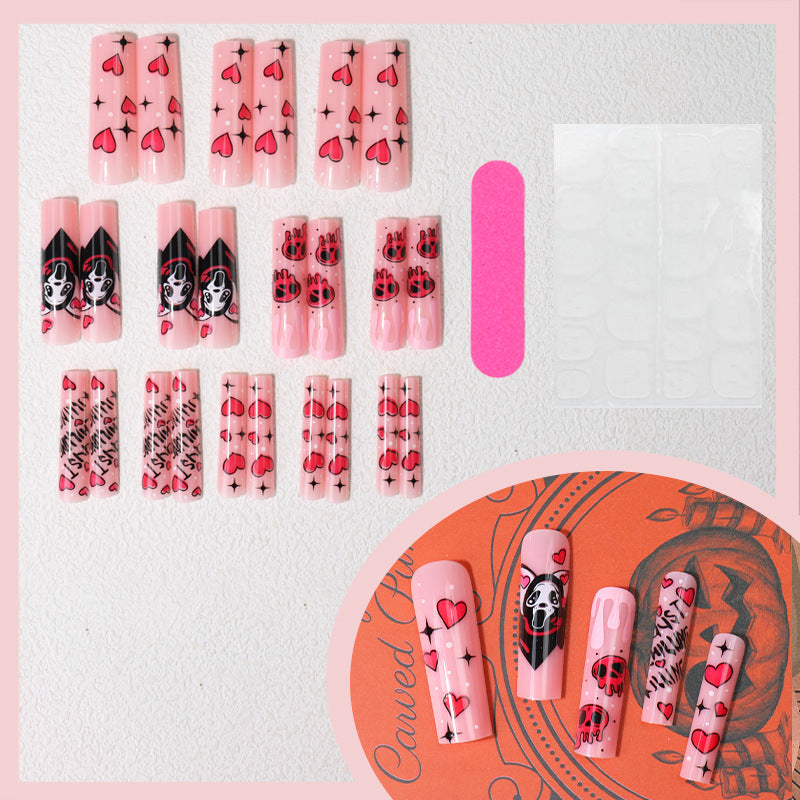 Artistic Patterned Press-On Nails Kalsten