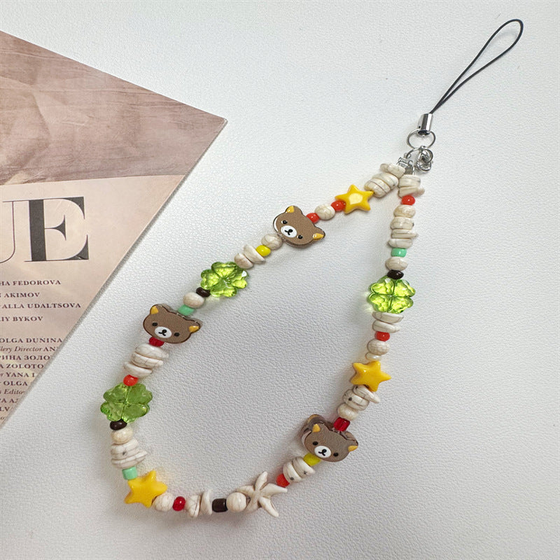 Fun-Themed Beaded Keychain Holder Kalsten