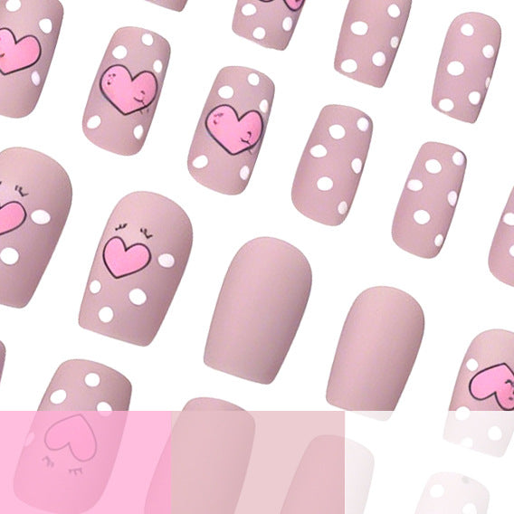 Artistic Heart-Themed Nail Art Kalsten