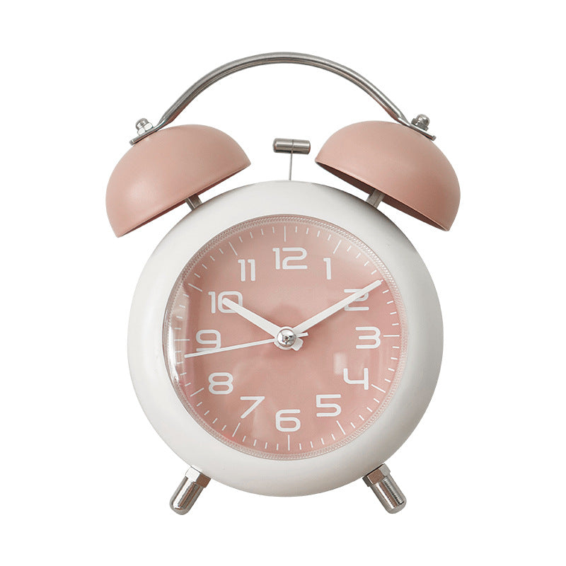Elegant analog alarm clock with double bells and large dial Kalsten
