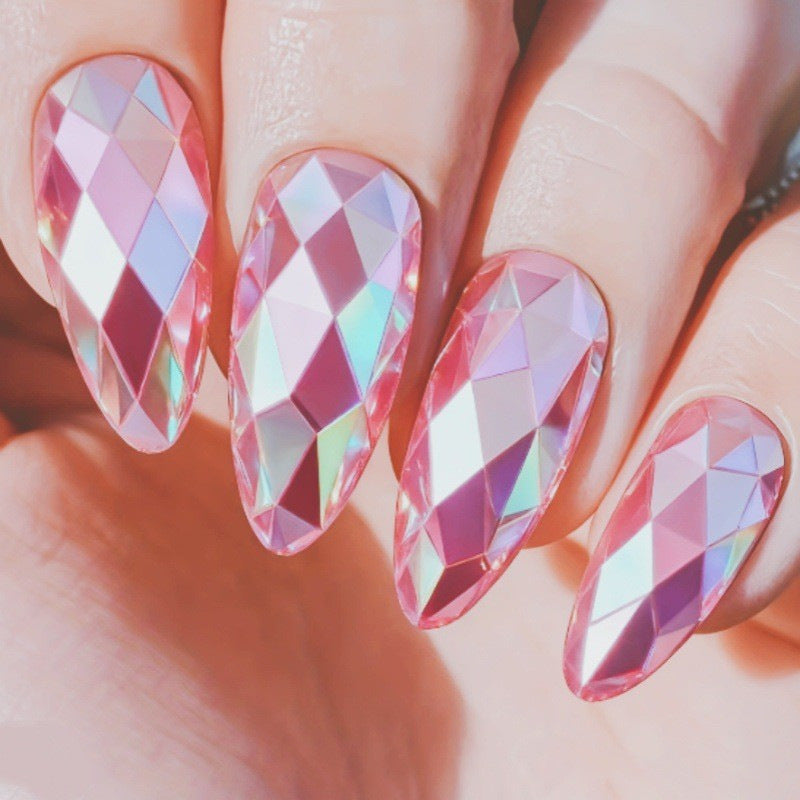 Artifical nails with Faceted Design Kalsten