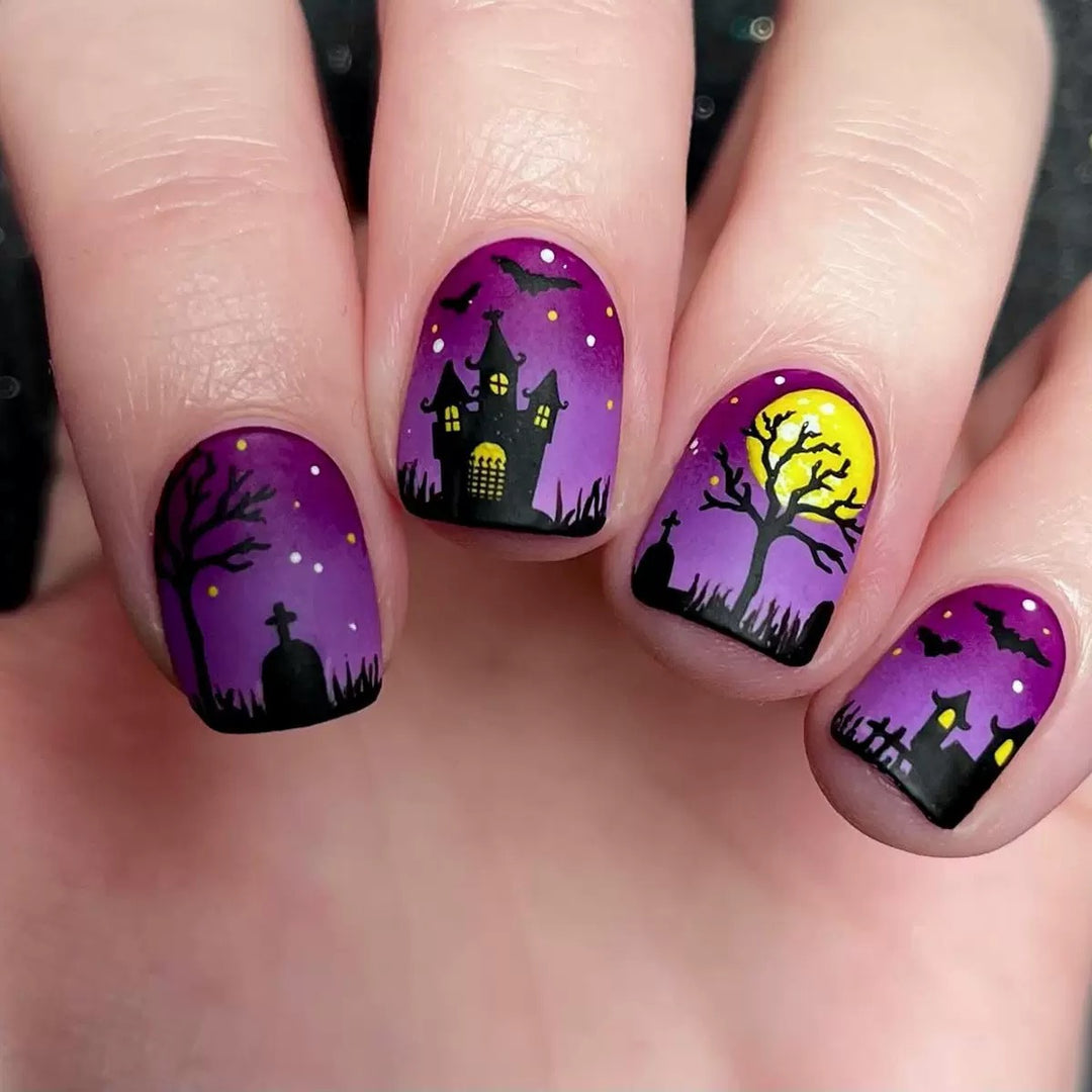 Halloween Nail Art Set with Spooky 3D Designs Kalsten