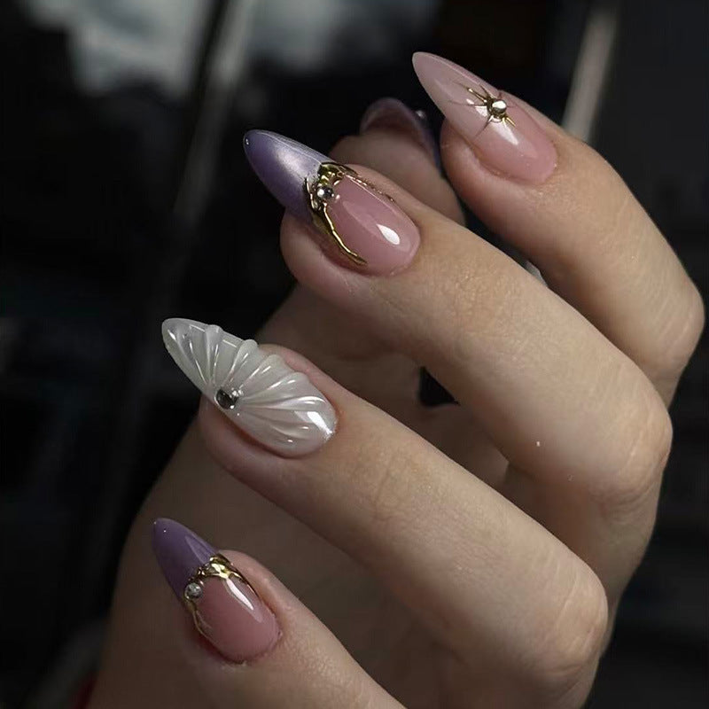 Elegant Sculptured Nail Art Kalsten