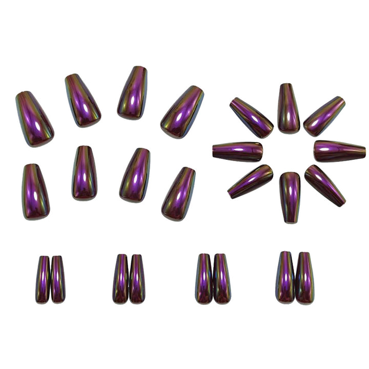 Shiny artificial nails with polarizing effect Kalsten