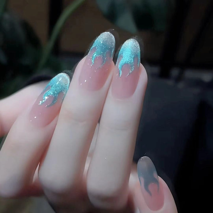 Artistic Flame Design Nail Art Set Kalsten