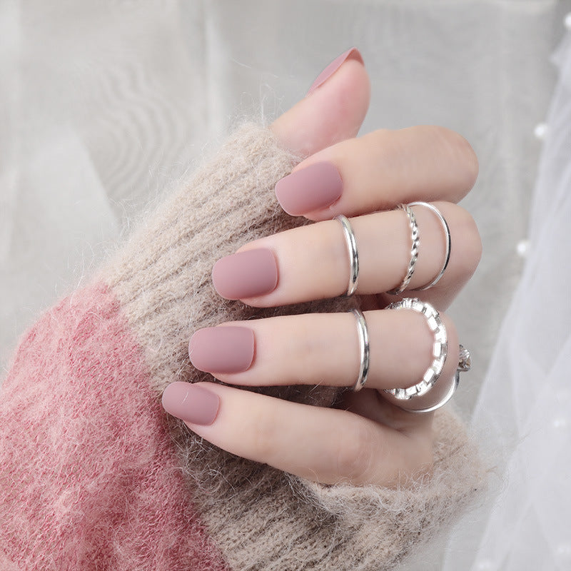Matte Press-On Nail Set Kalsten