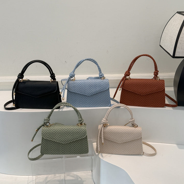 WoElegant Textured Fabric Handbag Kalsten