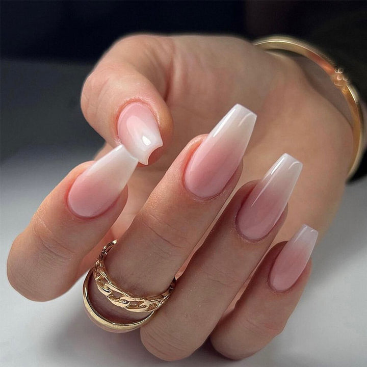 Glamorous Glittery Stiletto Press-On Nails Kalsten
