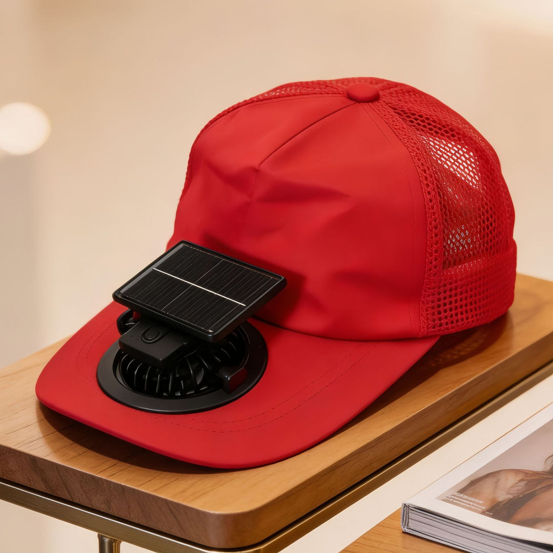 Ladies Cooling Sun Hat with Integrated Fan Kalsten