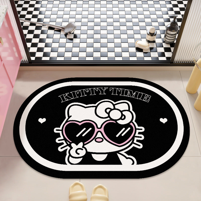 Cute Cartoon-Themed Bath Rug