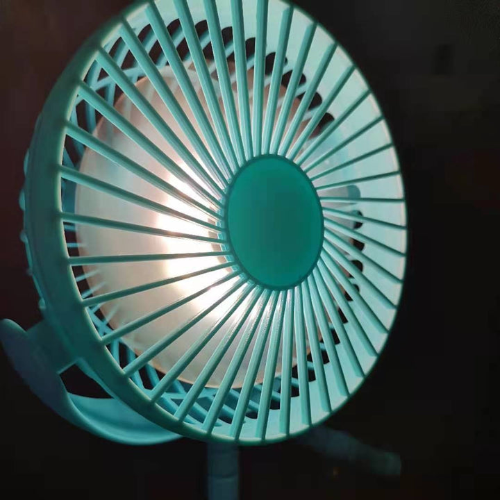 Unisex flexible mini fan with foldable holder Kalsten