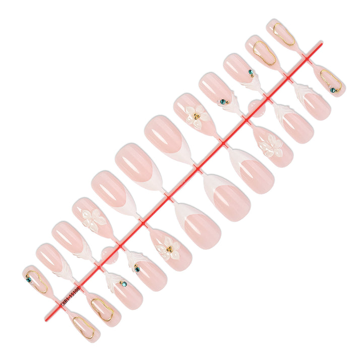 Elegant Decorative Press-On Nail Set kalsten 1788495787