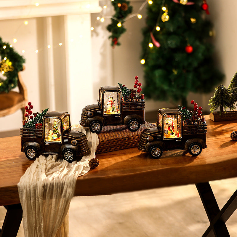 Decorative truck model with Christmas lighting Kalsten