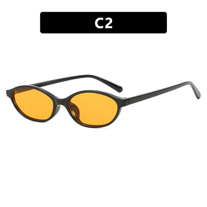 Women's fashionable sunglasses with elegant oval frame and UV protection Kalsten