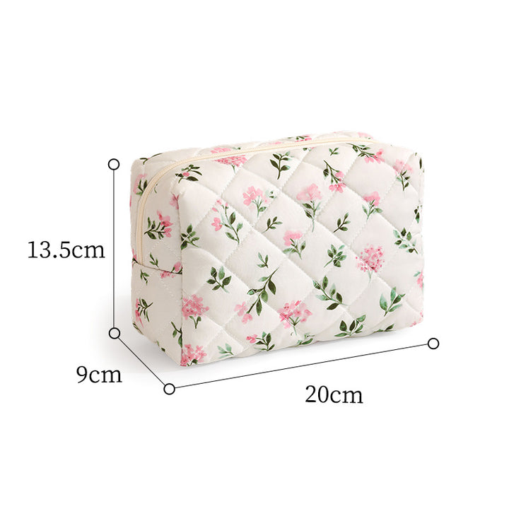 Quilted Leopard Print Makeup Case Kalsten