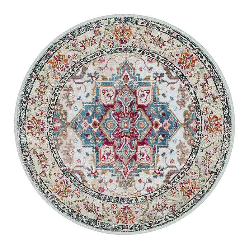 Vintage-Inspired Round Area Rug Kalsten 1791538275