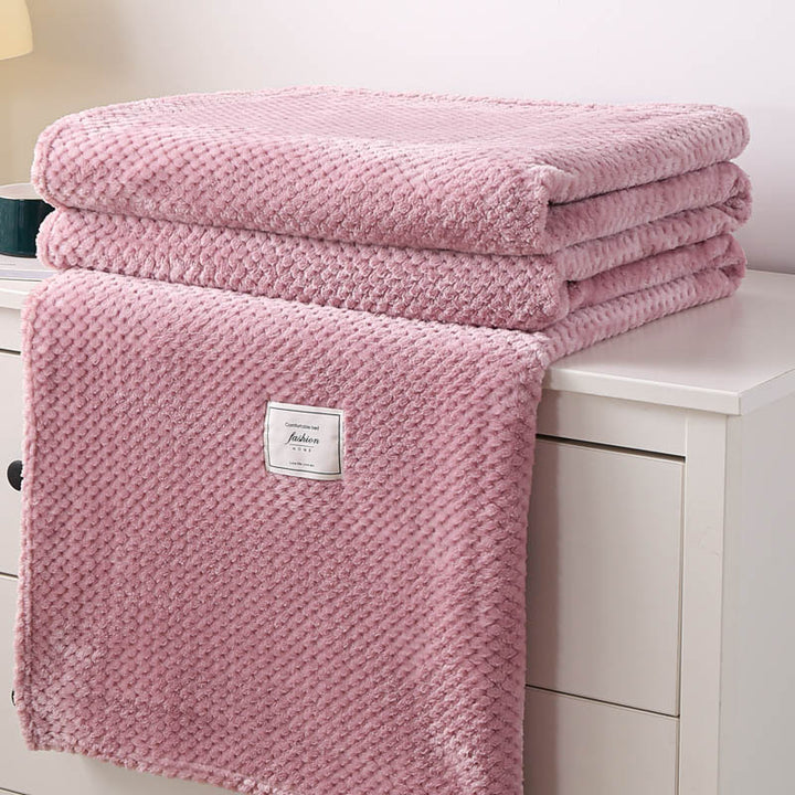 Textured Throw Blanket