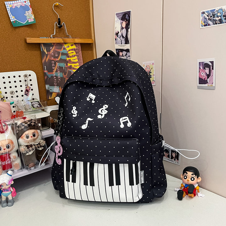 Musical-Themed Graphic Backpack Kalsten