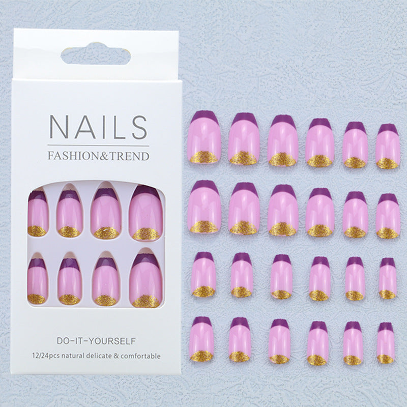Artistic Graphic Press-On Nail Set Kalsten