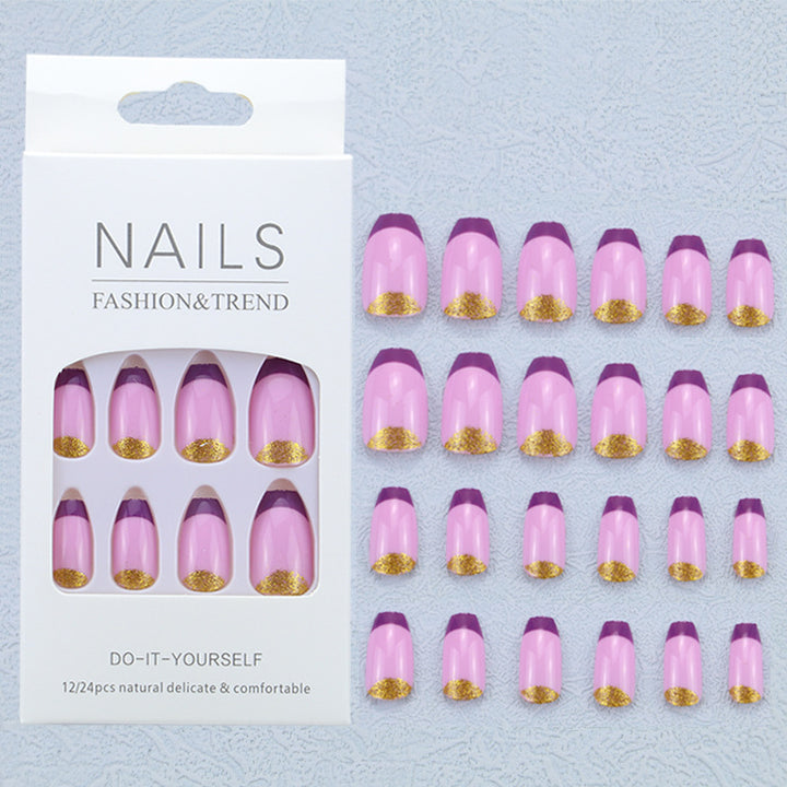 Artistic Graphic Press-On Nail Set Kalsten