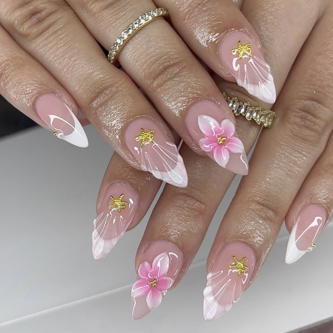 Floral Accent Nail Art Kalsten