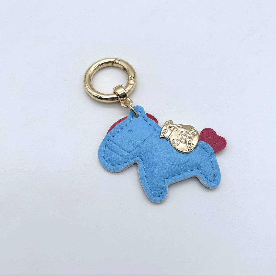 Animal-Shaped Leather Keychain Kalsten
