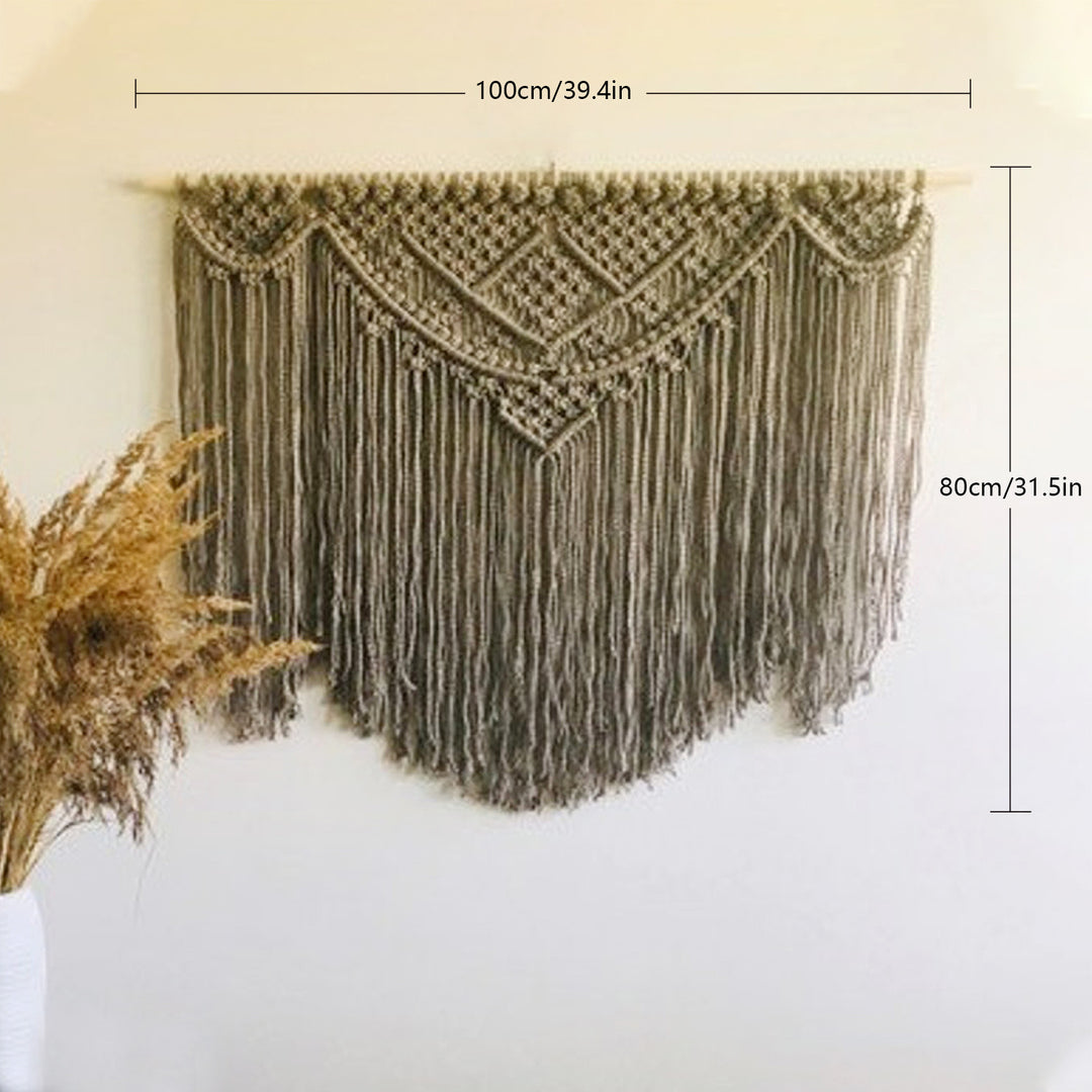 Macrame Wall Tapestry with Artistic Fringes Kalsten
