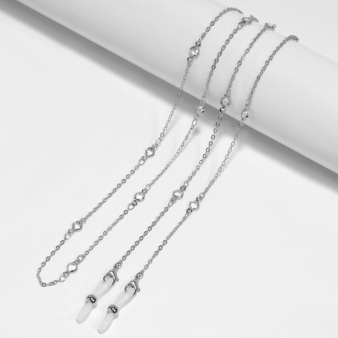 Crystal-Embellished Eyewear Chain Kalsten
